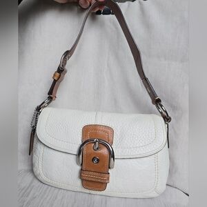 Vintage Coach Hampton Soho Flap Shoulder Bag